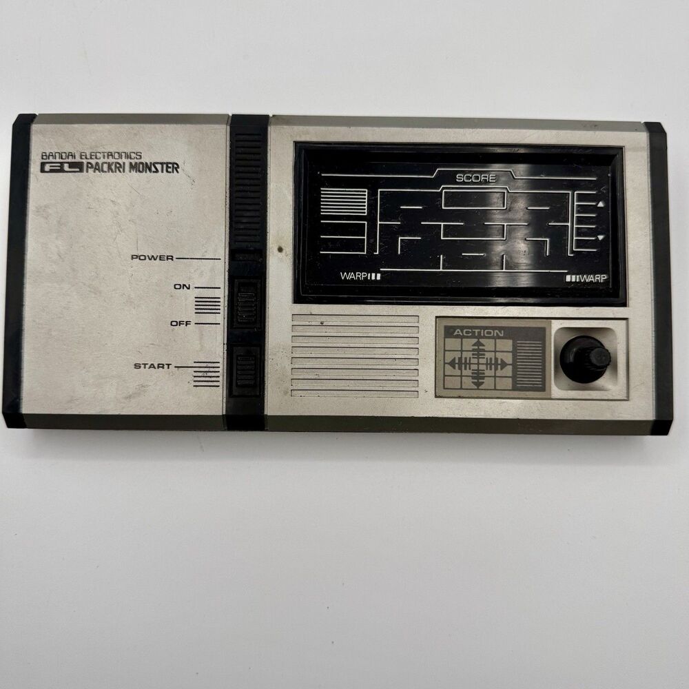 BANDAI ELECTRONICS FL PACKRI MONSTER VINTAGE HANDHELD GAME 1981 FULLY WORKS